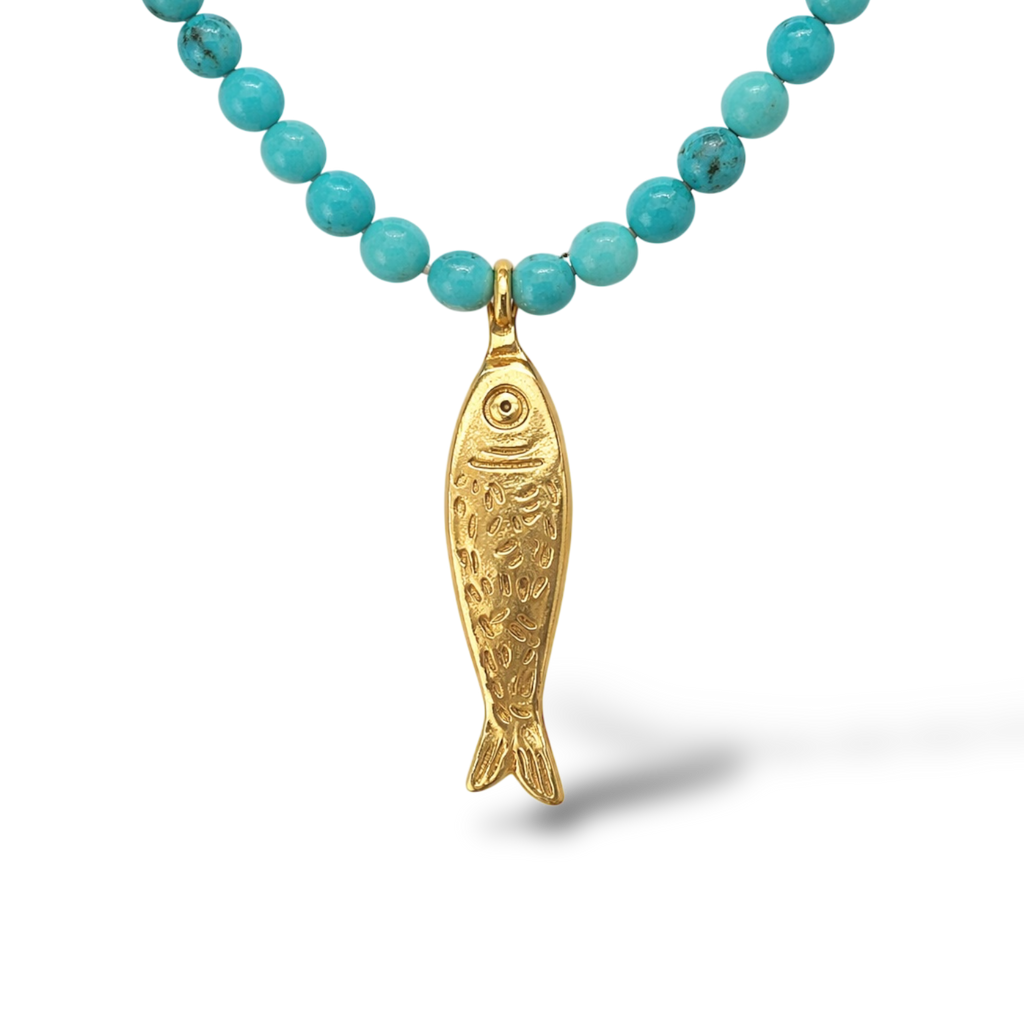 Sardine turquoise necklace