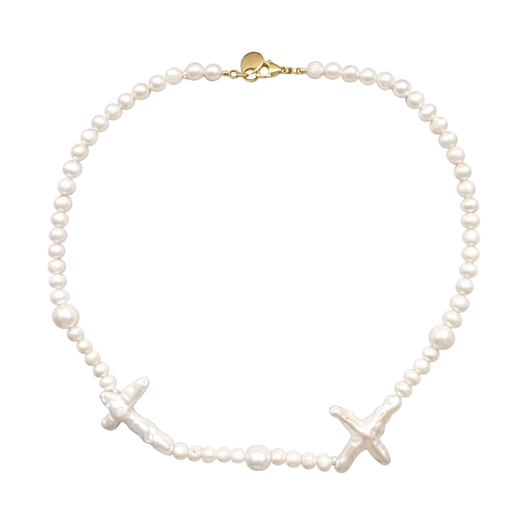 Coral Pearl necklace