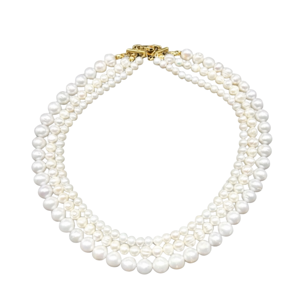 Triple Pearl necklace