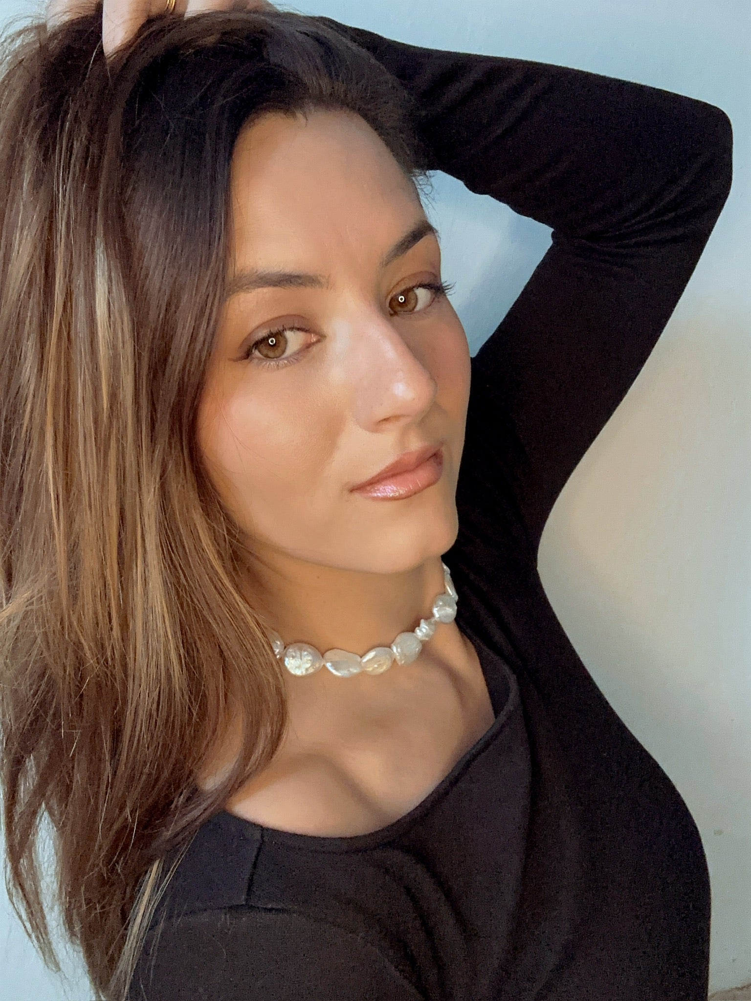 Ocean baroque necklace