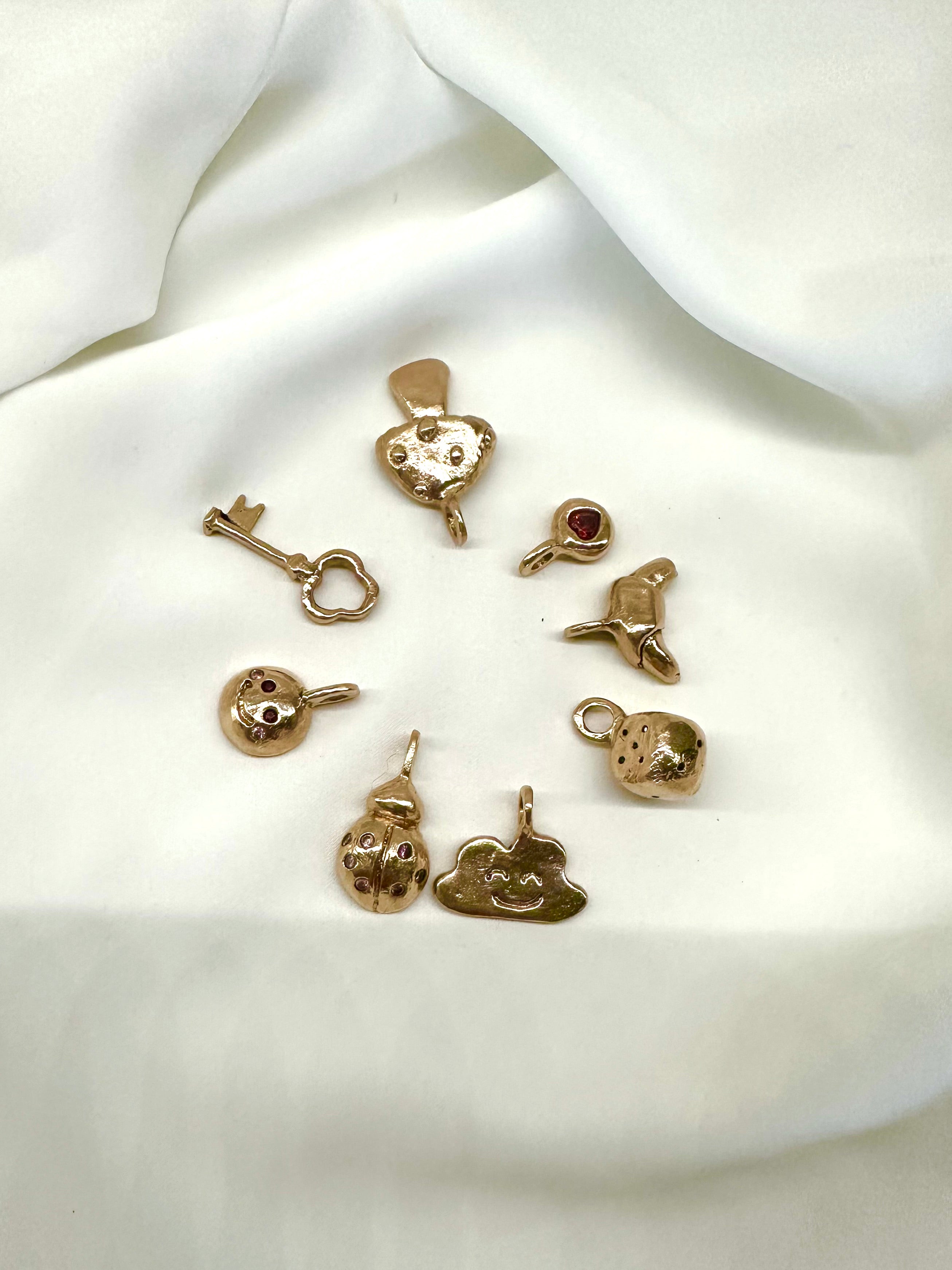 Smiley Face charm necklace