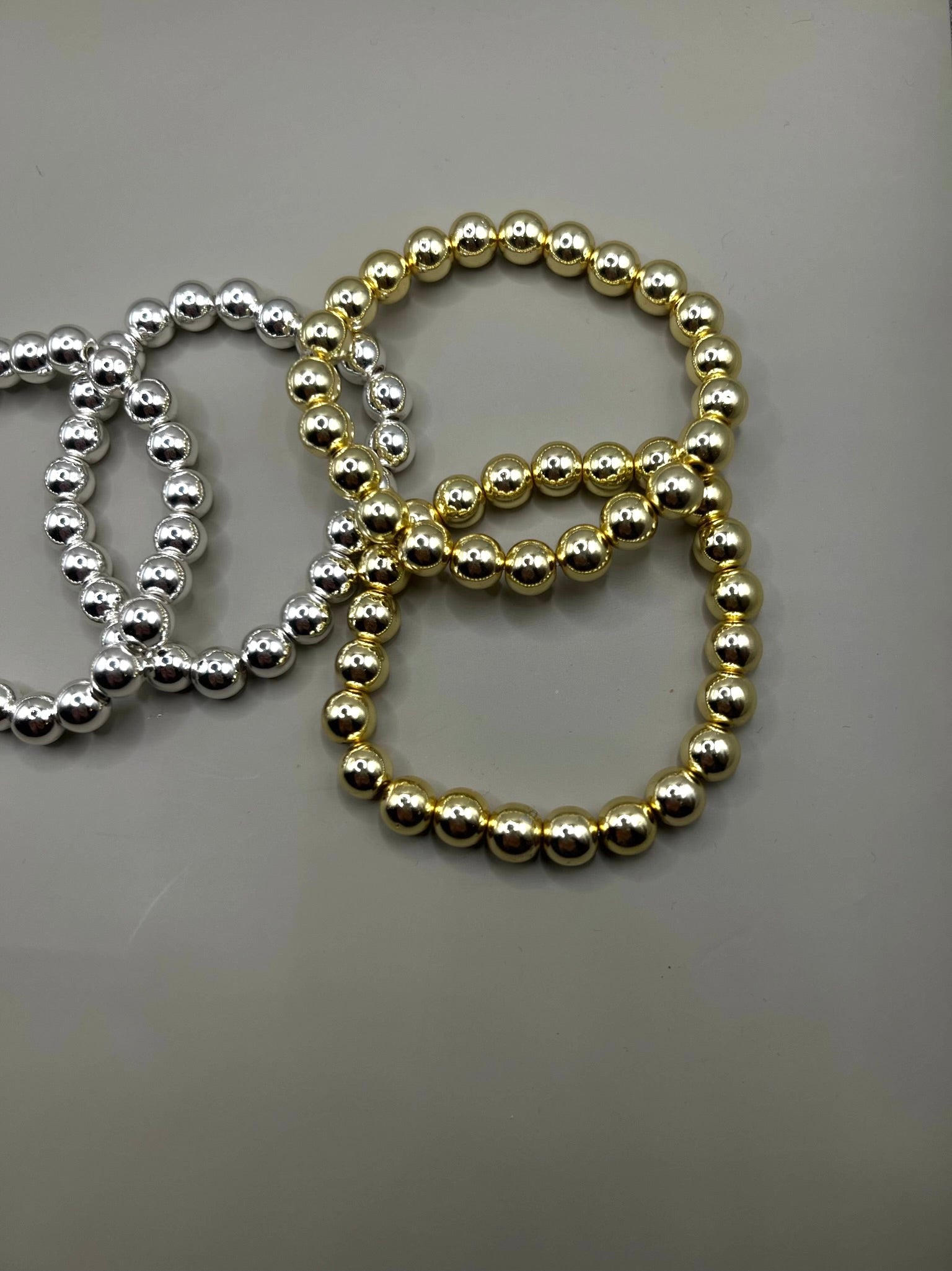 Gold Pearl bracelet 8 mm
