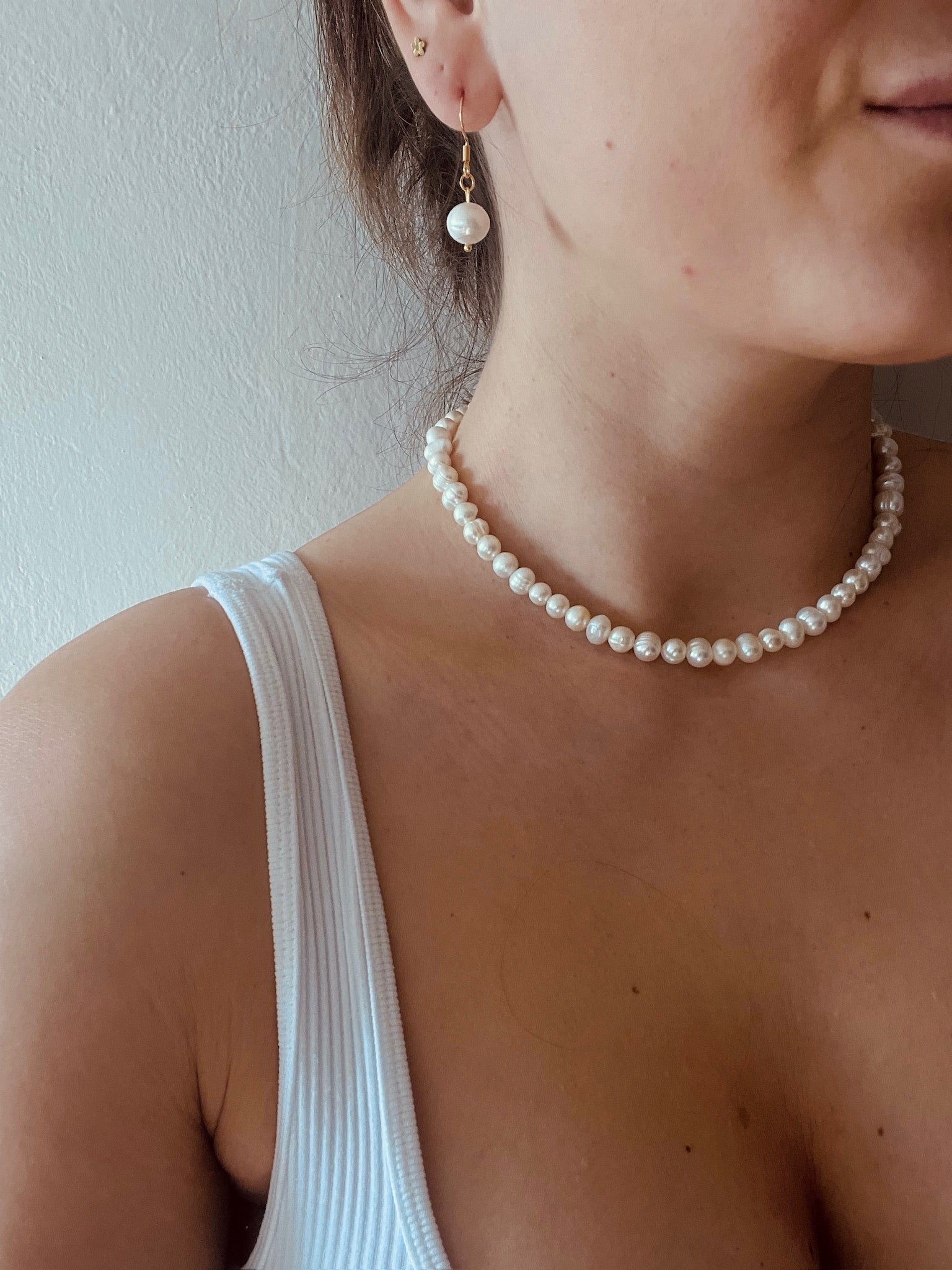 L' amour Pearl necklace 7 mm