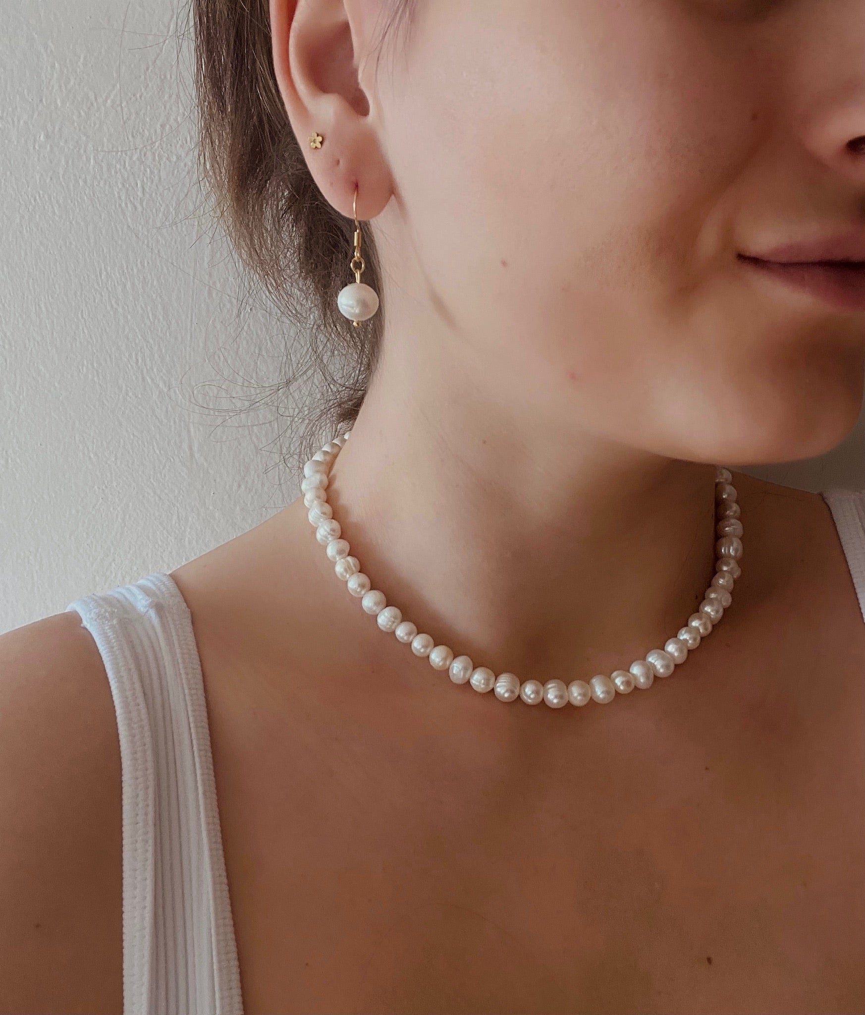 L' amour Pearl earrings