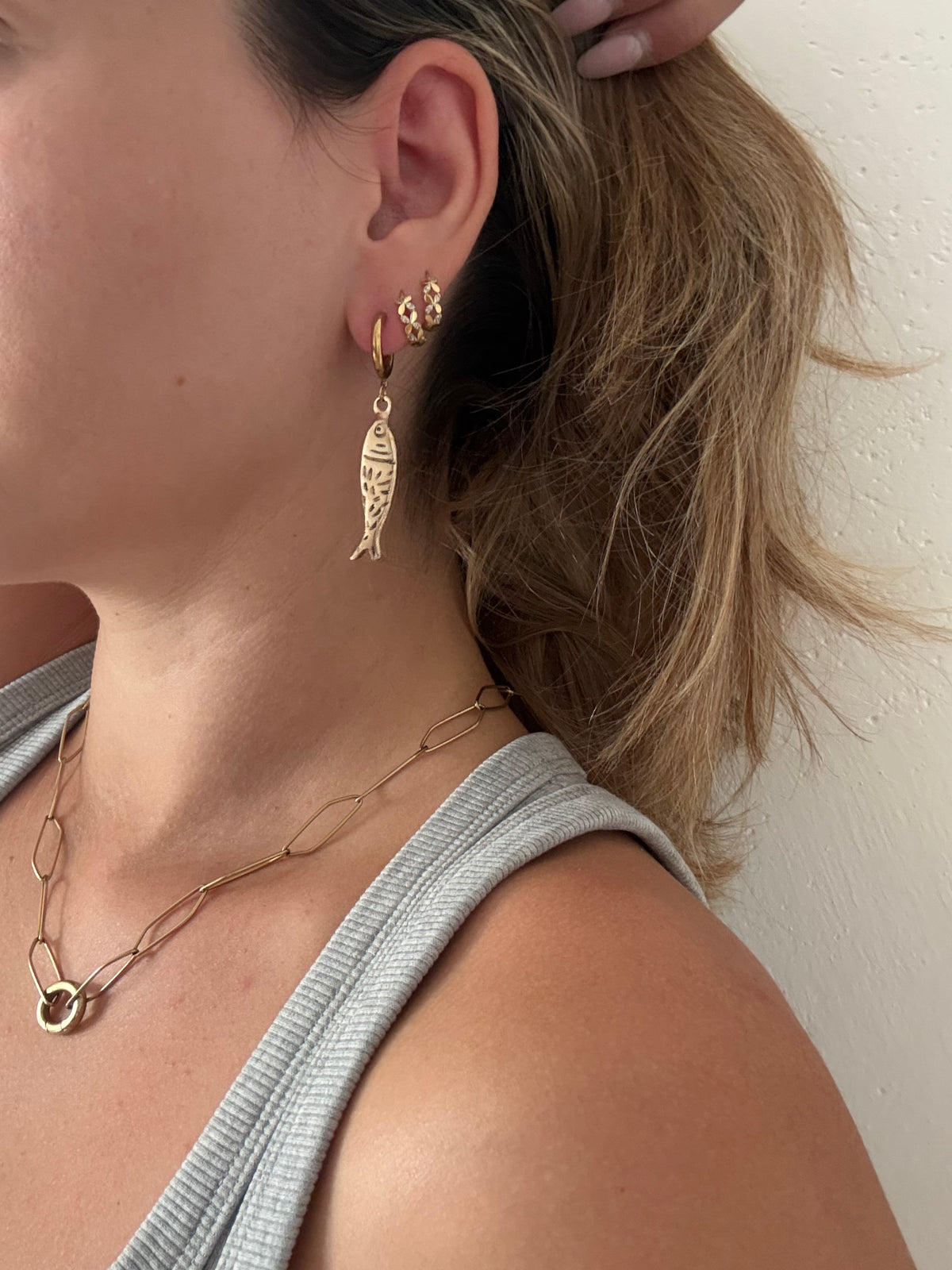 Sardine earrings