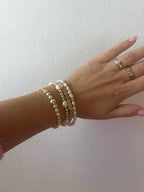 Gold combo bracelet