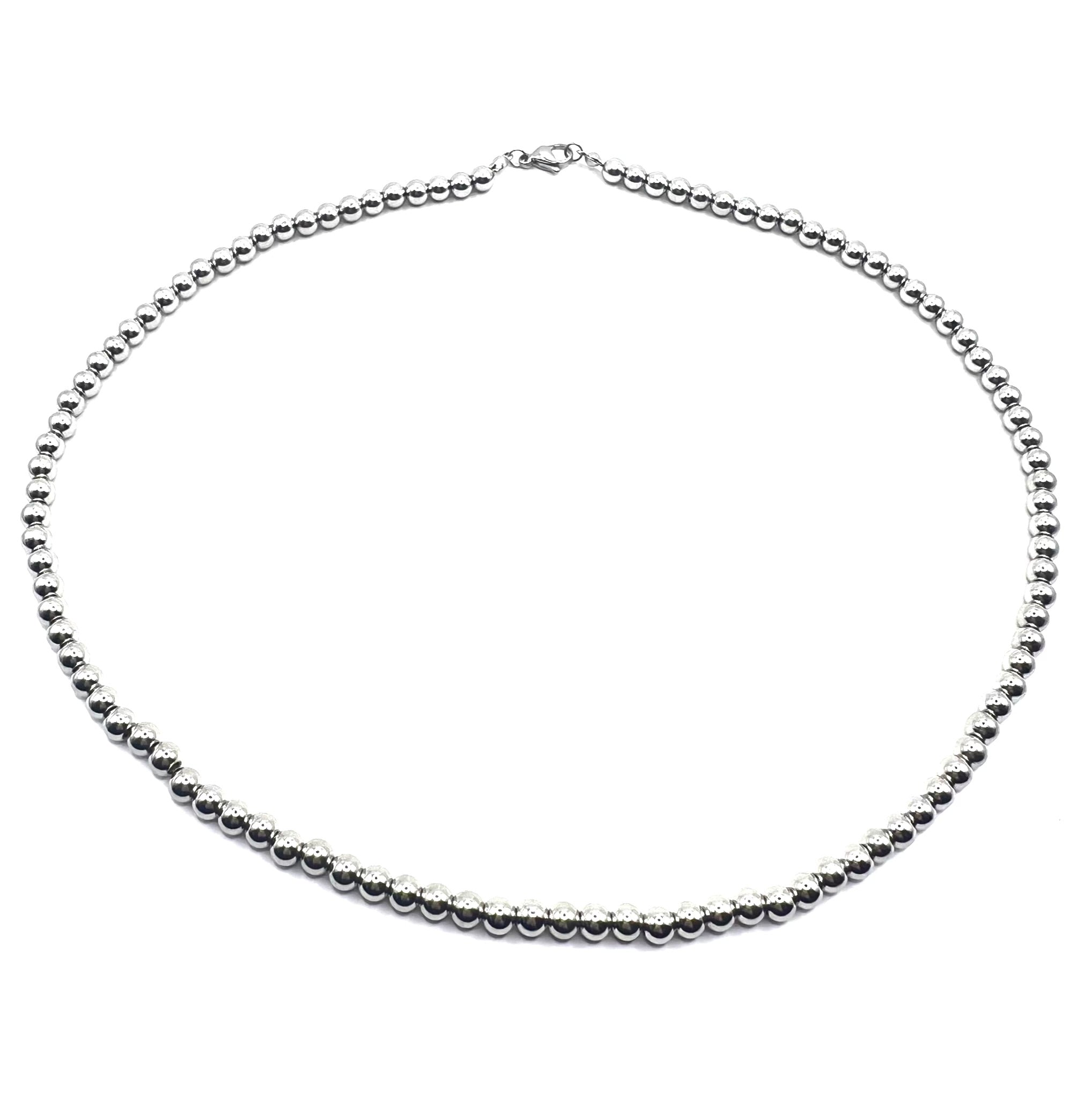 Gold Pearl necklace 4 mm