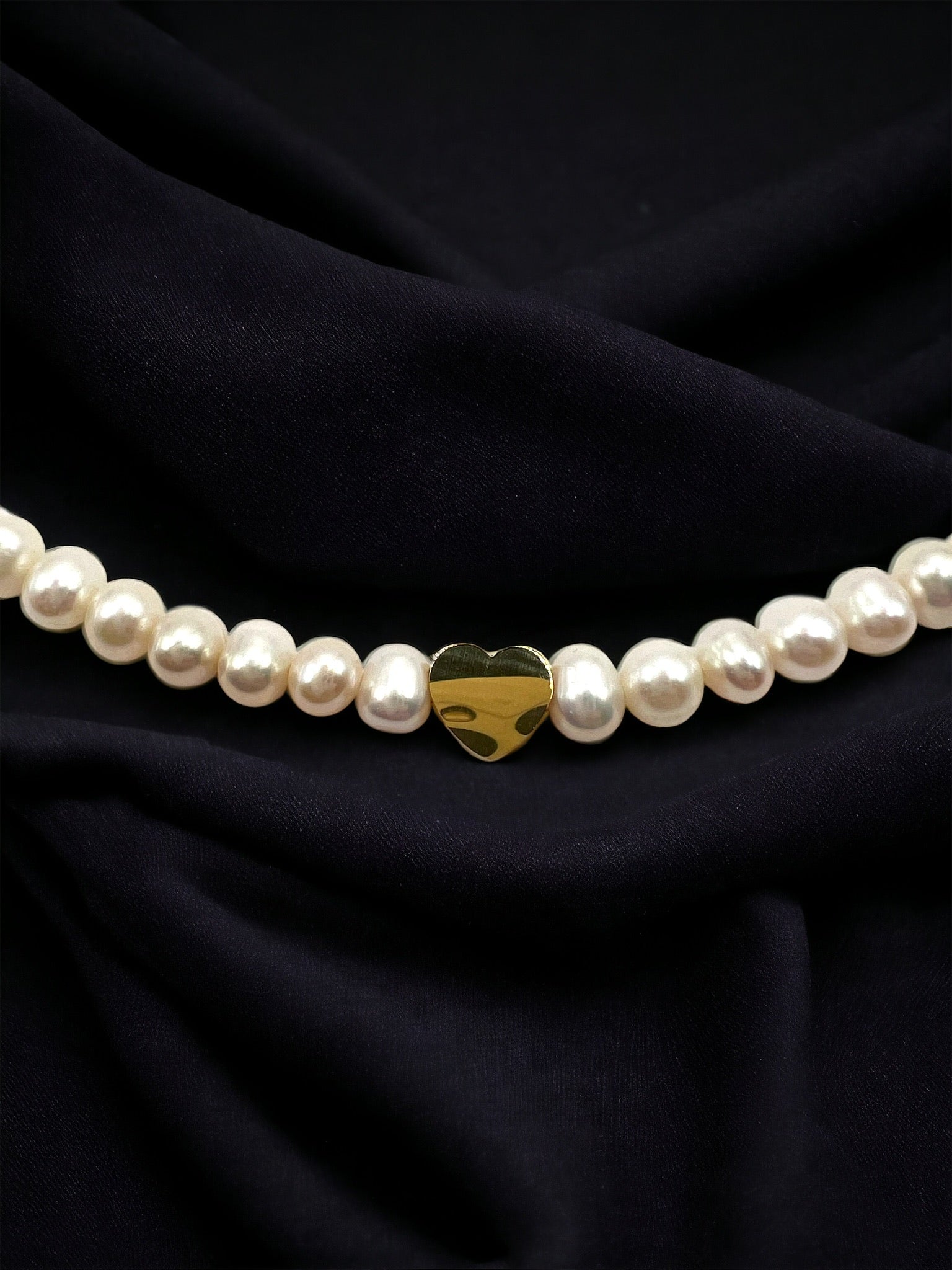 L' amour Heart Pearl necklace
