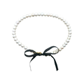 Bow Pearl choker