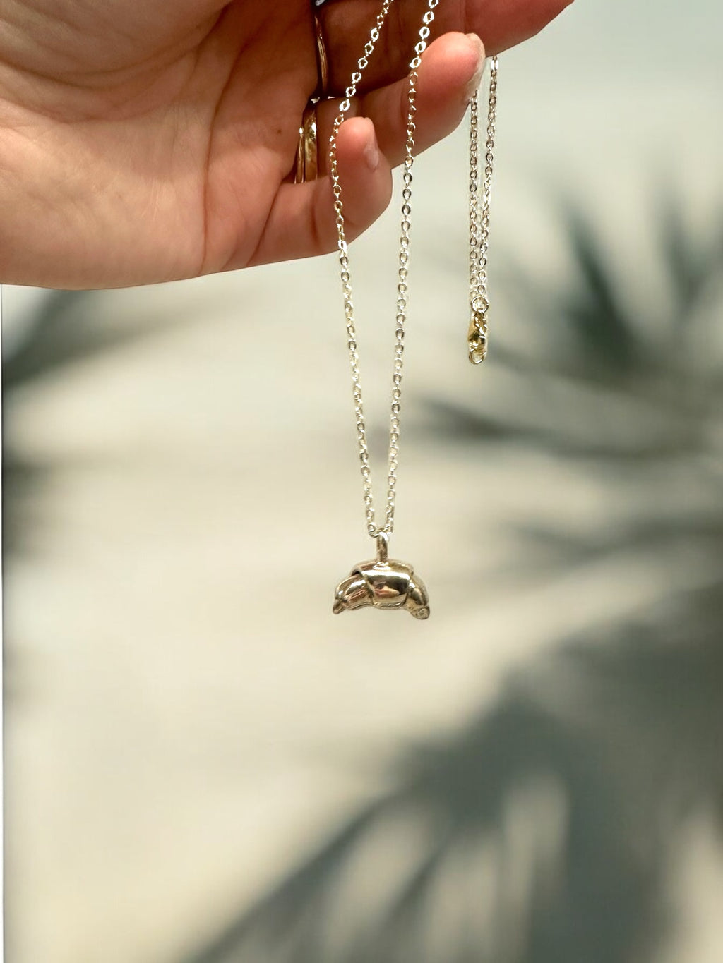 Croissant necklace