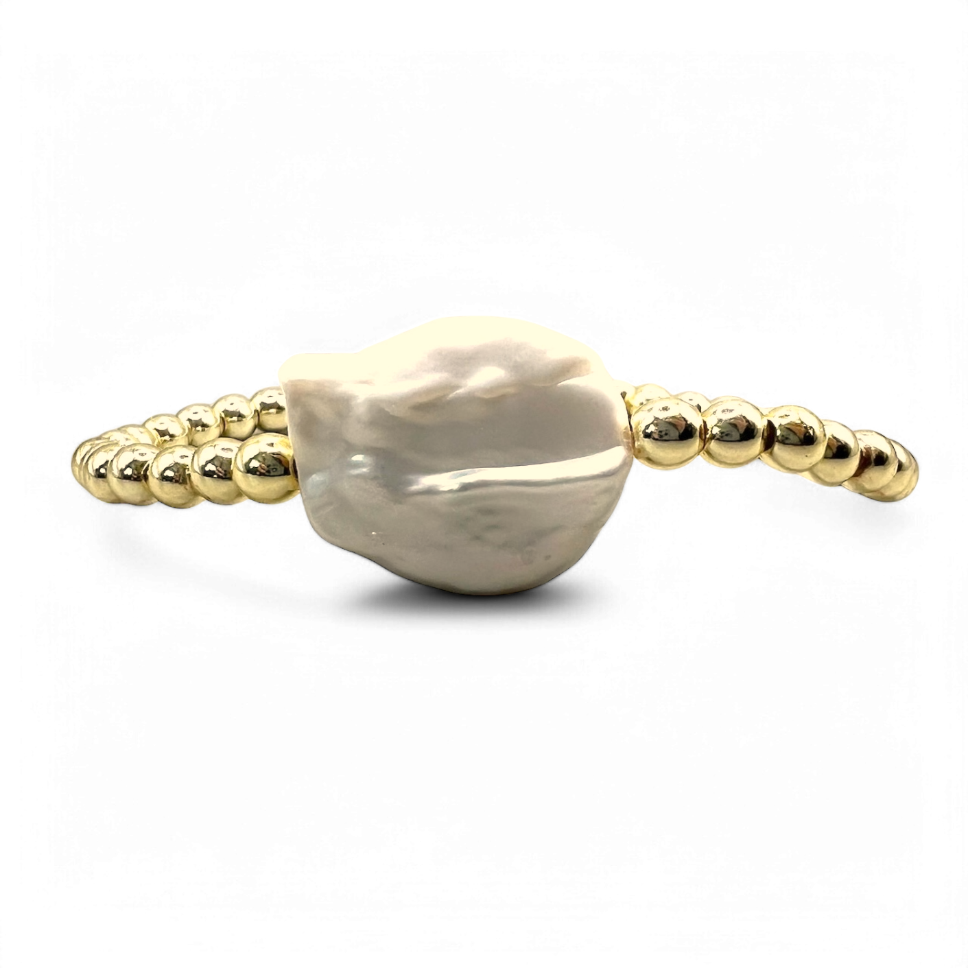 Baroque Gold Pearl bracelet