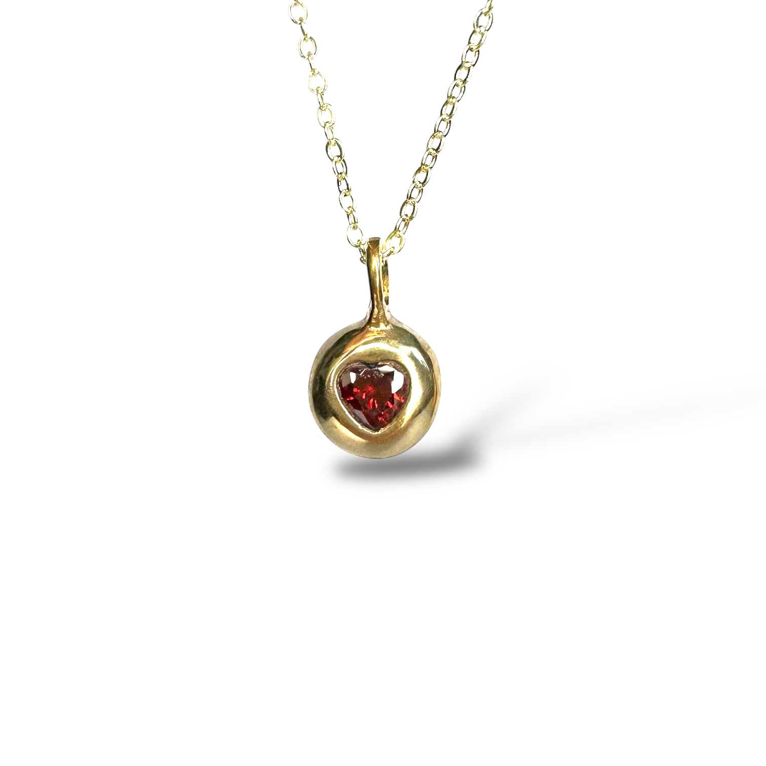 Red heart necklace