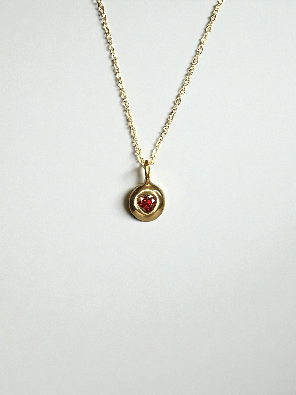 Red heart necklace