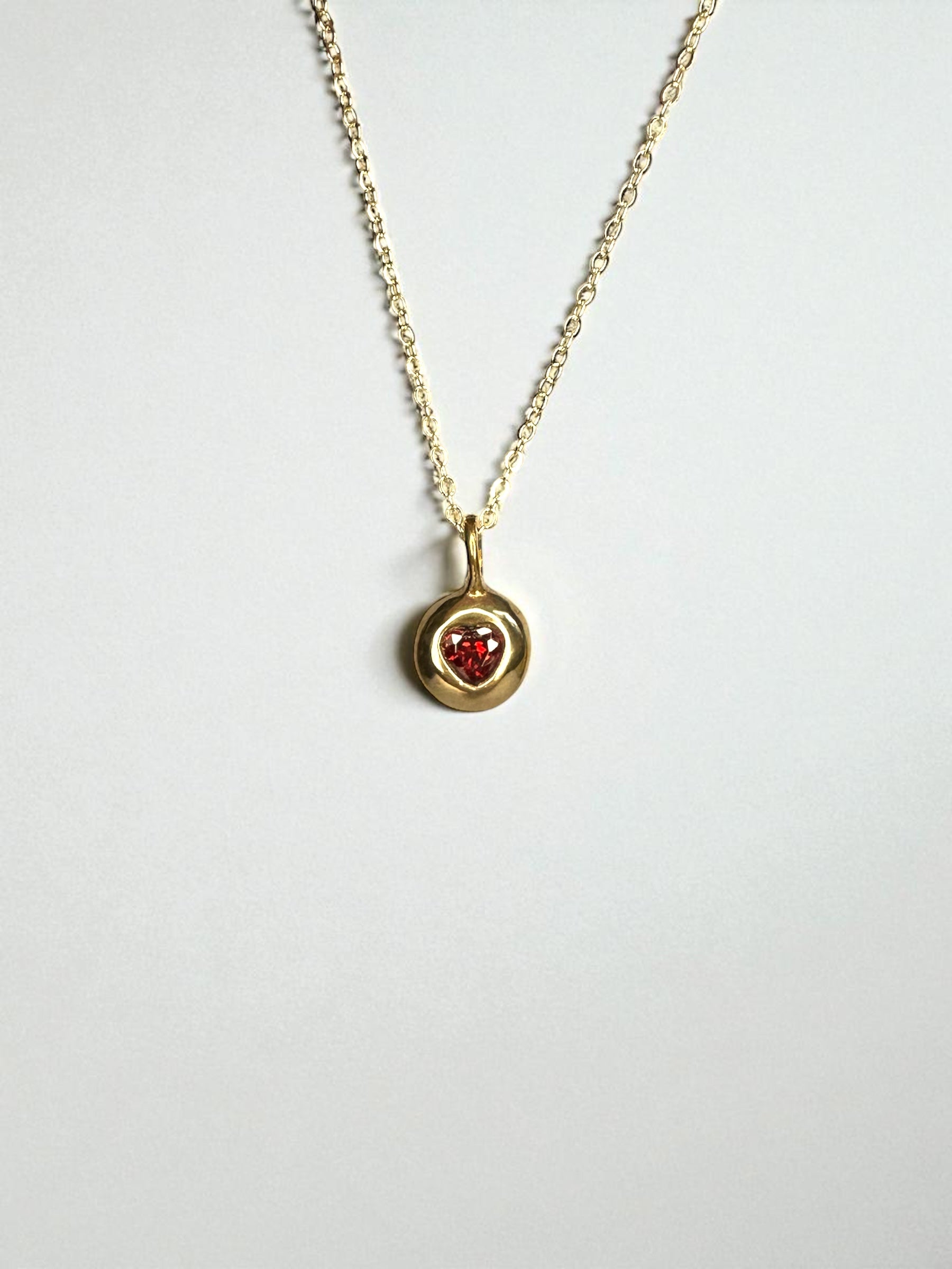 Red heart necklace