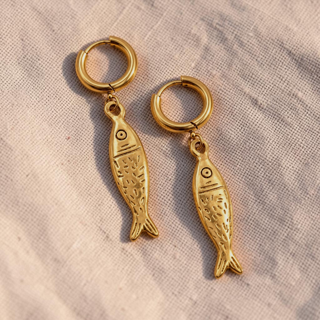 Sardine earrings