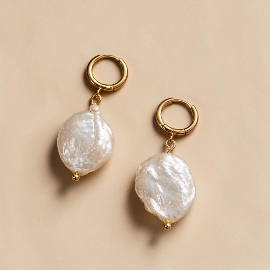 Ocean baroque earrings
