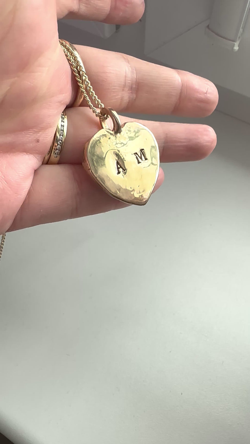 Secret heart necklace
